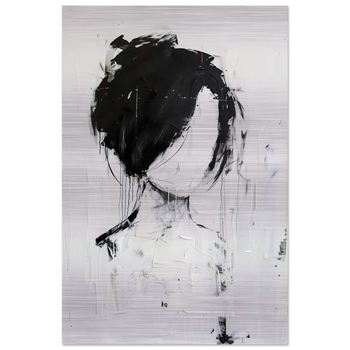 Da Vinci Abstract Art Wall art print | Abstract Expressionism - Brushed Aluminum Print - 50x75 cm / 20x30″ -