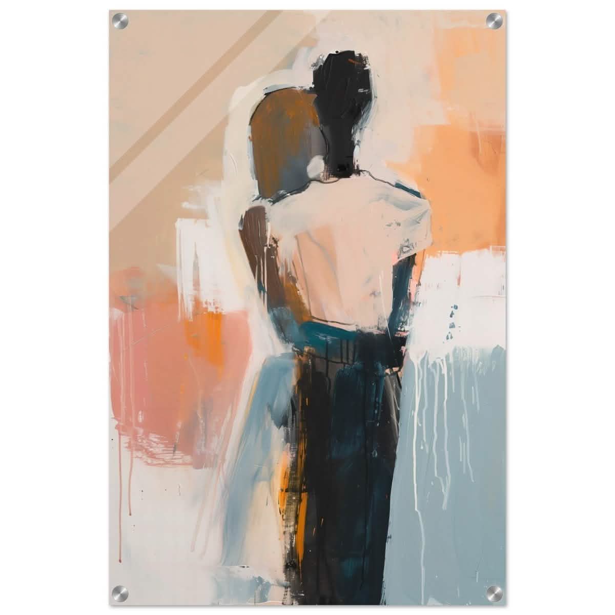 Da Vinci Abstract Art Wall art print | Abstract Expressionism - Acrylic Print - 50x75 cm / 20x30″ -