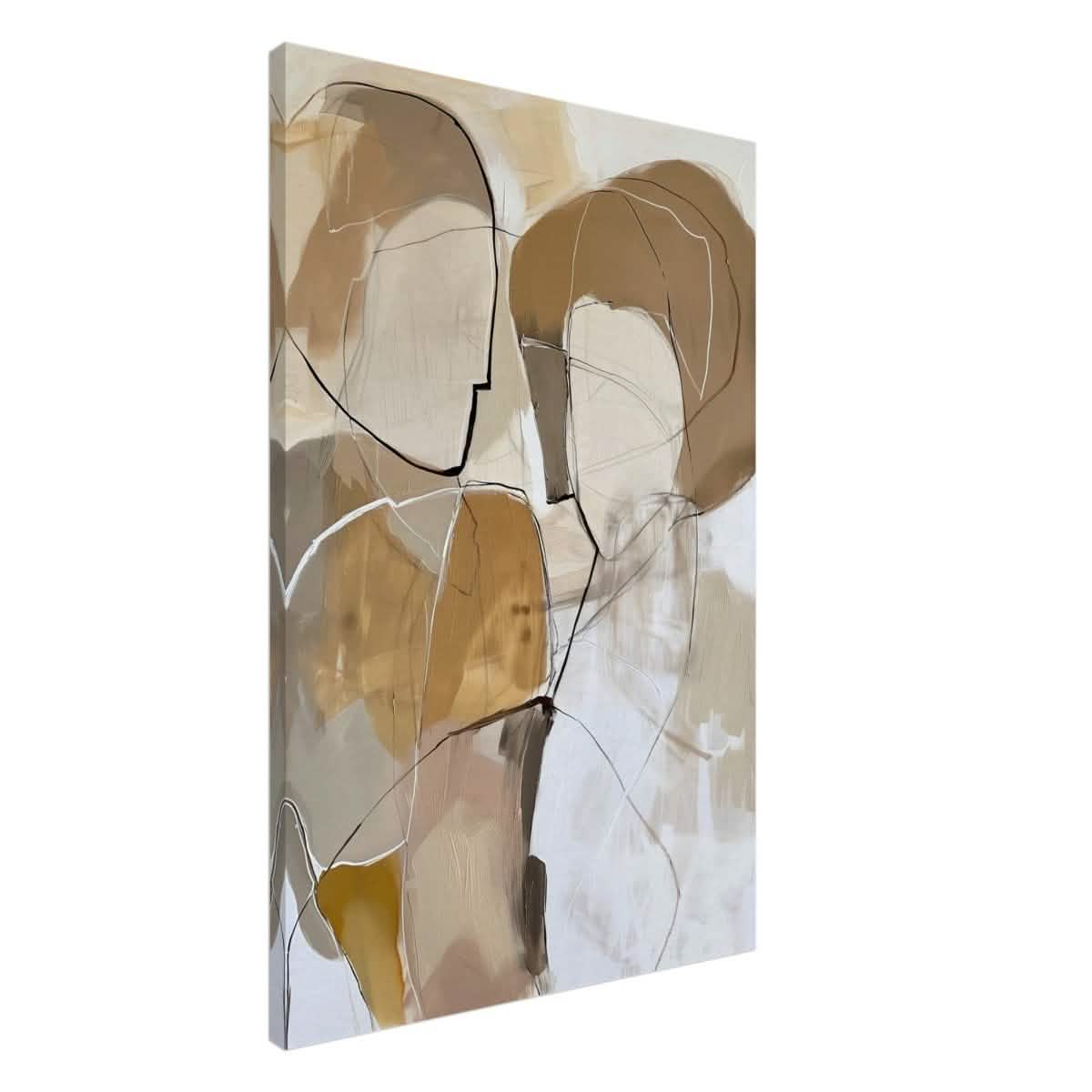 Da Vinci Abstract Art Wall art print | Abstract Expressionism - Canvas - 60x90 cm / 24x36″ -