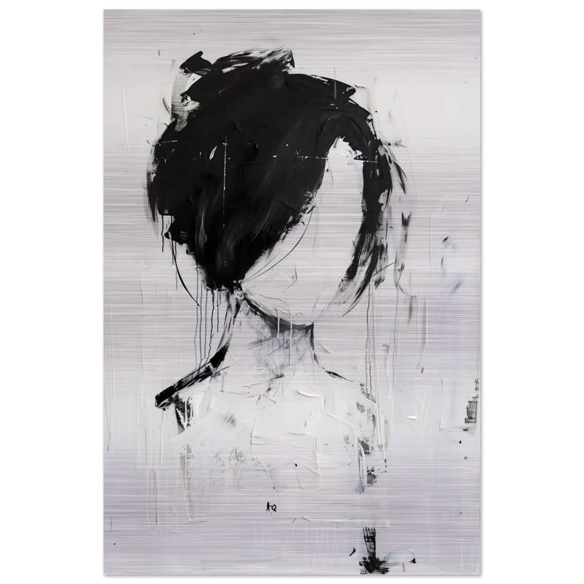 Da Vinci Abstract Art Wall art print | Abstract Expressionism - Brushed Aluminum Print - 60x90 cm / 24x36″ -