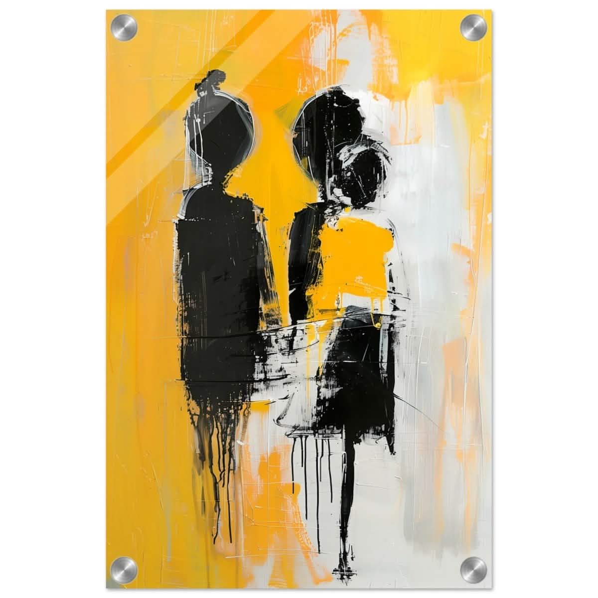 Da Vinci Abstract Art Wall art print | Abstract Expressionism - Acrylic Print - 30x45 cm / 12x18″ -