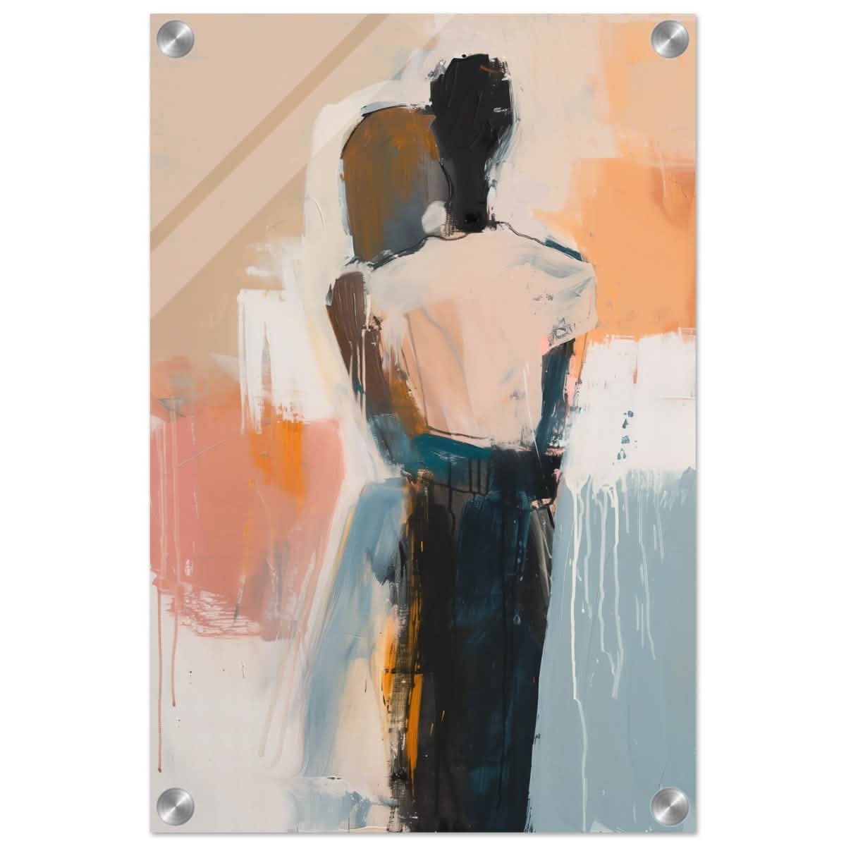 Da Vinci Abstract Art Wall art print | Abstract Expressionism - Acrylic Print - 30x45 cm / 12x18″ -