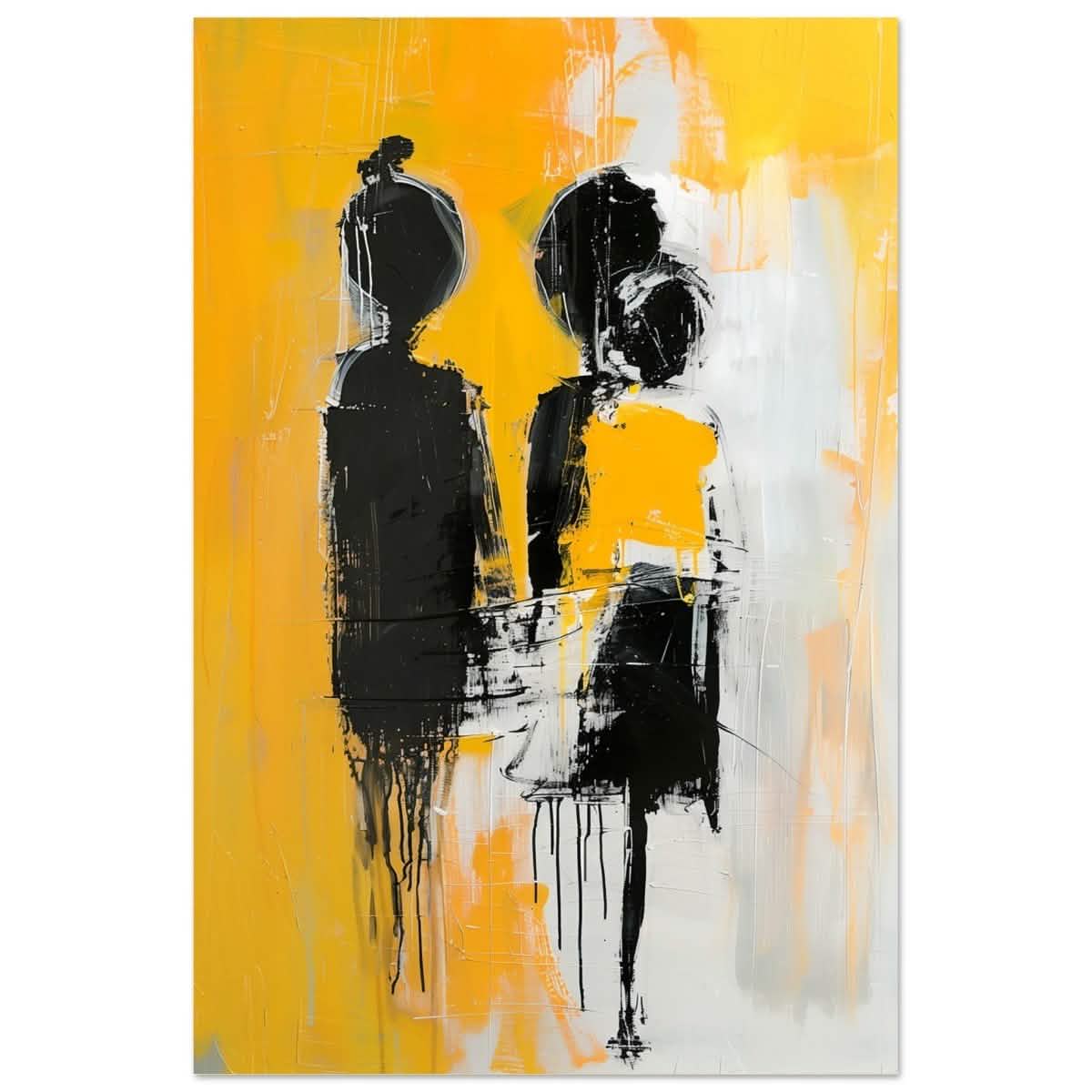 Da Vinci Abstract Art Wall art print | Abstract Expressionism - Aluminum Print - 60x90 cm / 24x36″ -