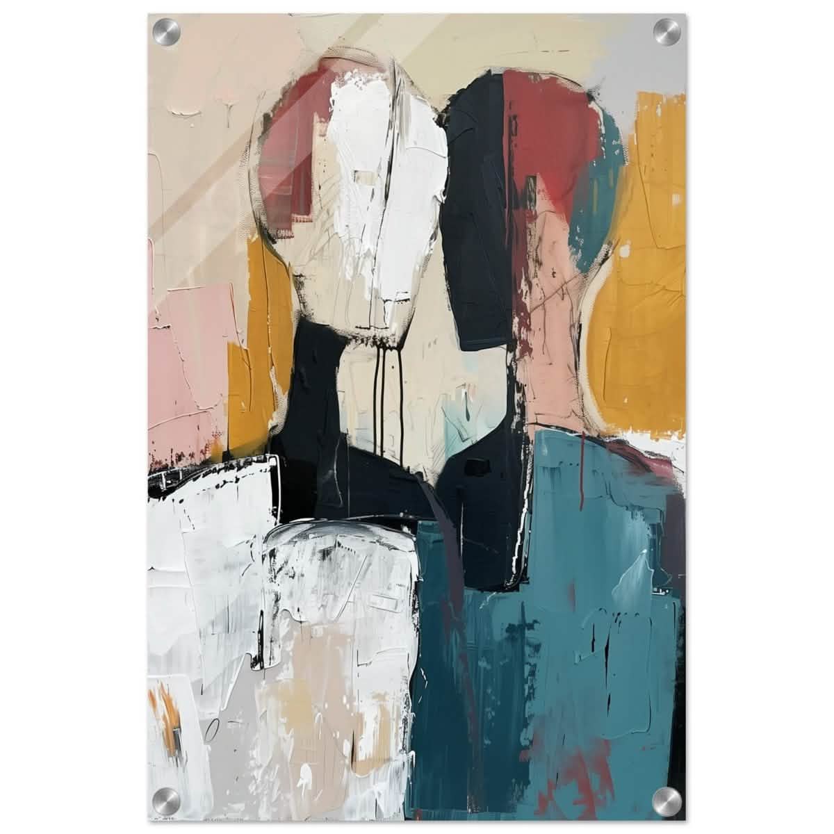 Da Vinci Abstract Art Wall art print | Abstract Expressionism - Acrylic Print - 40x60 cm / 16x24″ -