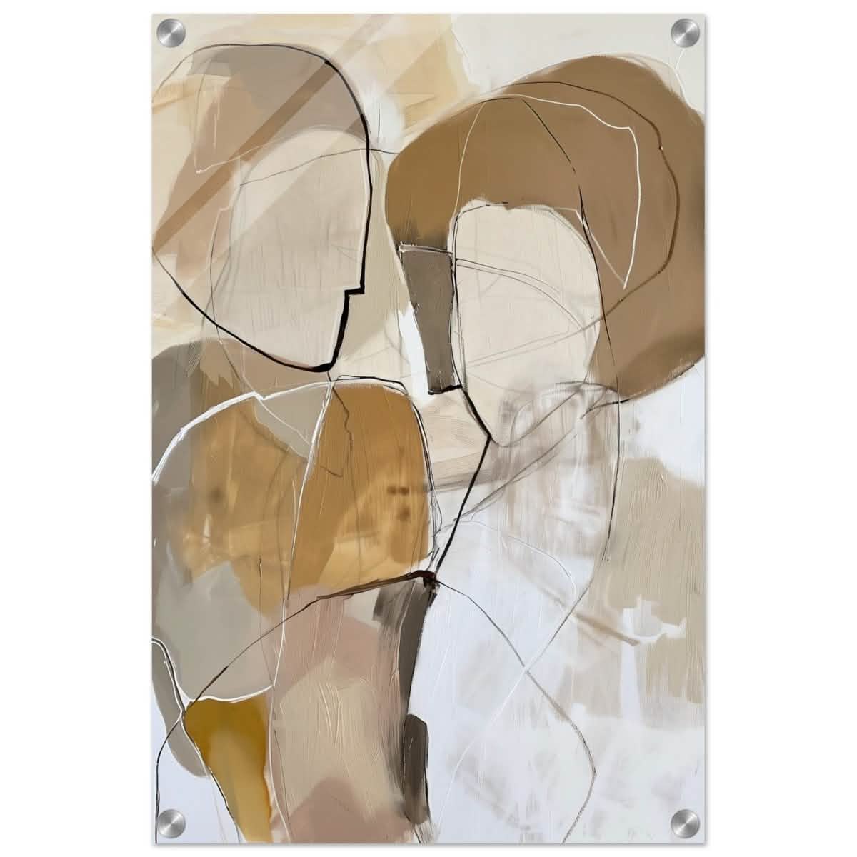 Da Vinci Abstract Art Wall art print | Abstract Expressionism - Acrylic Print - 40x60 cm / 16x24″ -