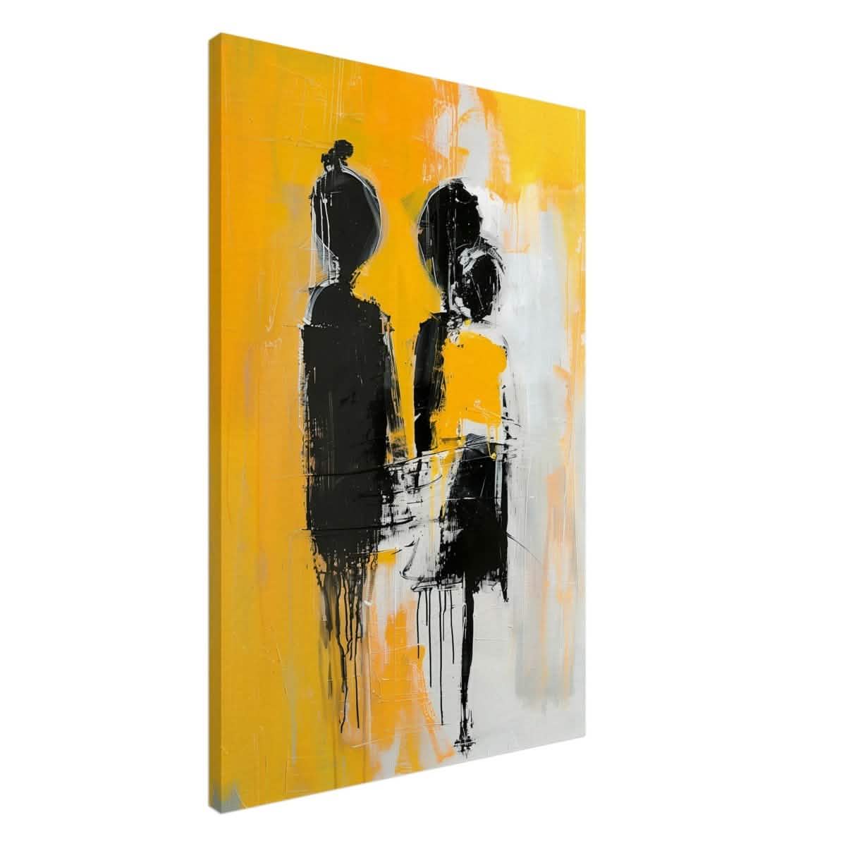 Da Vinci Abstract Art Wall art print | Abstract Expressionism - Canvas - 60x90 cm / 24x36″ -