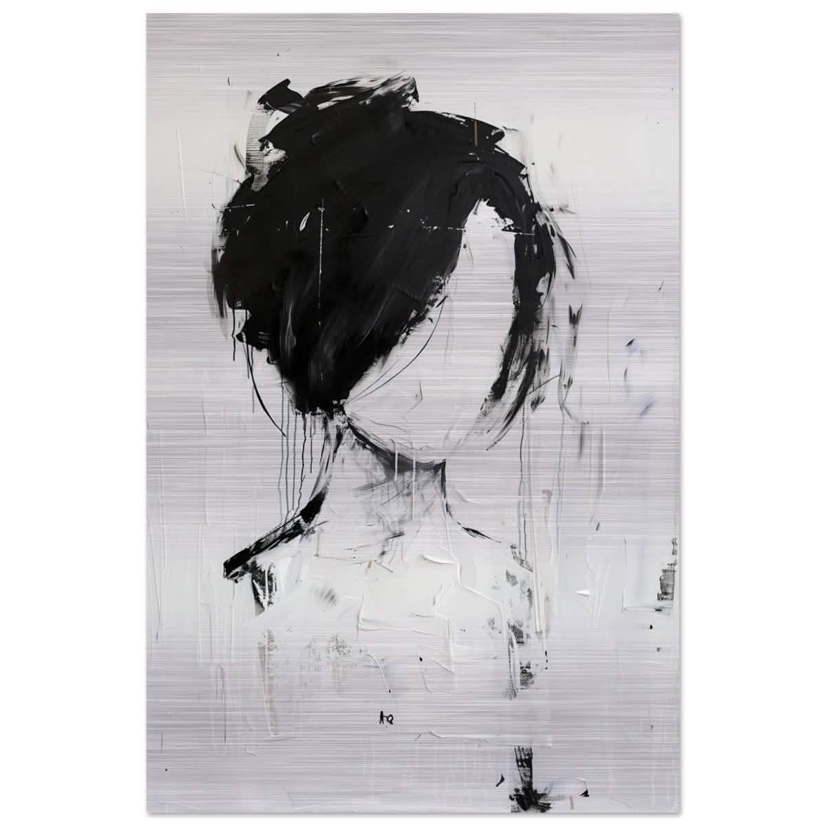 Da Vinci Abstract Art Wall art print | Abstract Expressionism - Brushed Aluminum Print - 30x45 cm / 12x18″ -