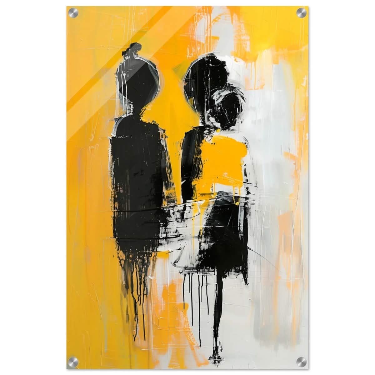 Da Vinci Abstract Art Wall art print | Abstract Expressionism - Acrylic Print - 50x75 cm / 20x30″ -