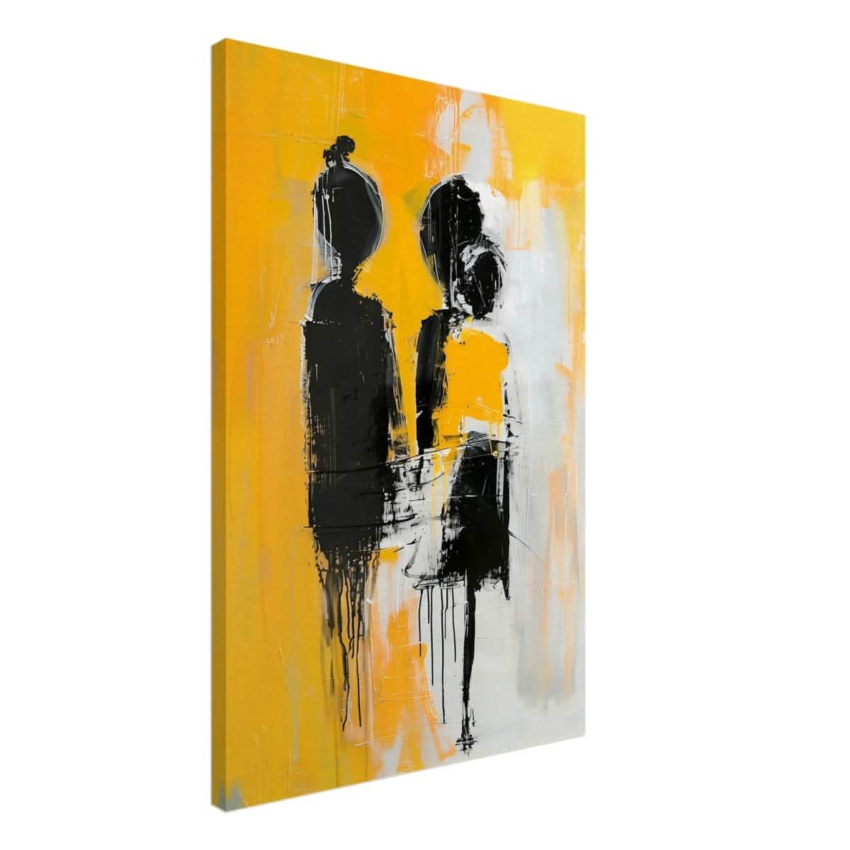 Da Vinci Abstract Art Wall art print | Abstract Expressionism - Canvas - 50x75 cm / 20x30″ -