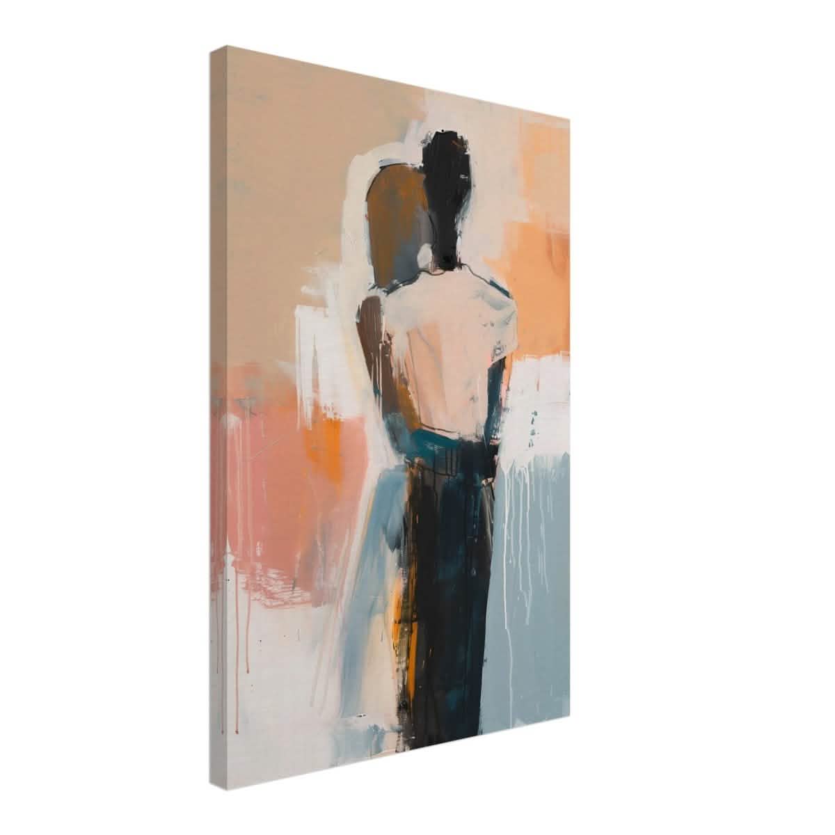 Da Vinci Abstract Art Wall art print | Abstract Expressionism - Canvas - 40x60 cm / 16x24″ -