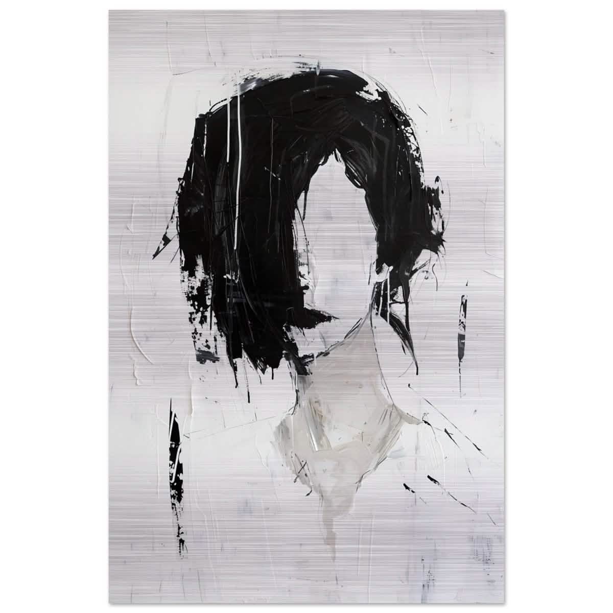 Da Vinci Abstract Art Wall art print | Abstract Expressionism - Brushed Aluminum Print - 30x45 cm / 12x18″ -