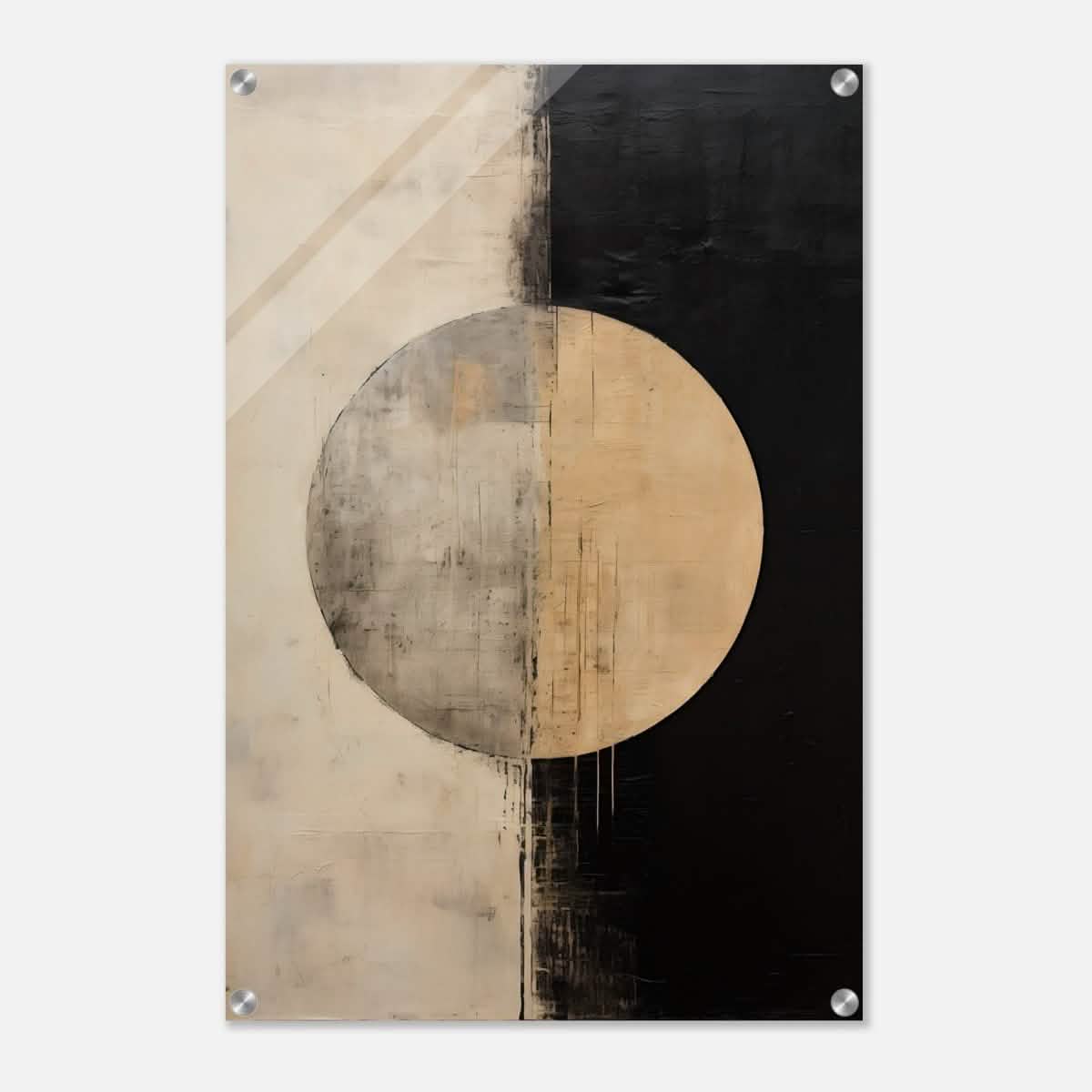 Da Vinci Abstract Art Wall art print | Abstract | Half Moon - Acrylic Print - 50x75 cm / 20x30″ -