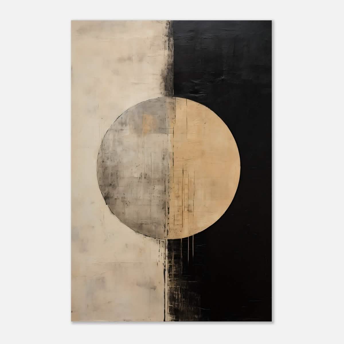 Da Vinci Abstract Art Wall art print | Abstract | Half Moon - Aluminum Print - 40x60 cm / 16x24″ -