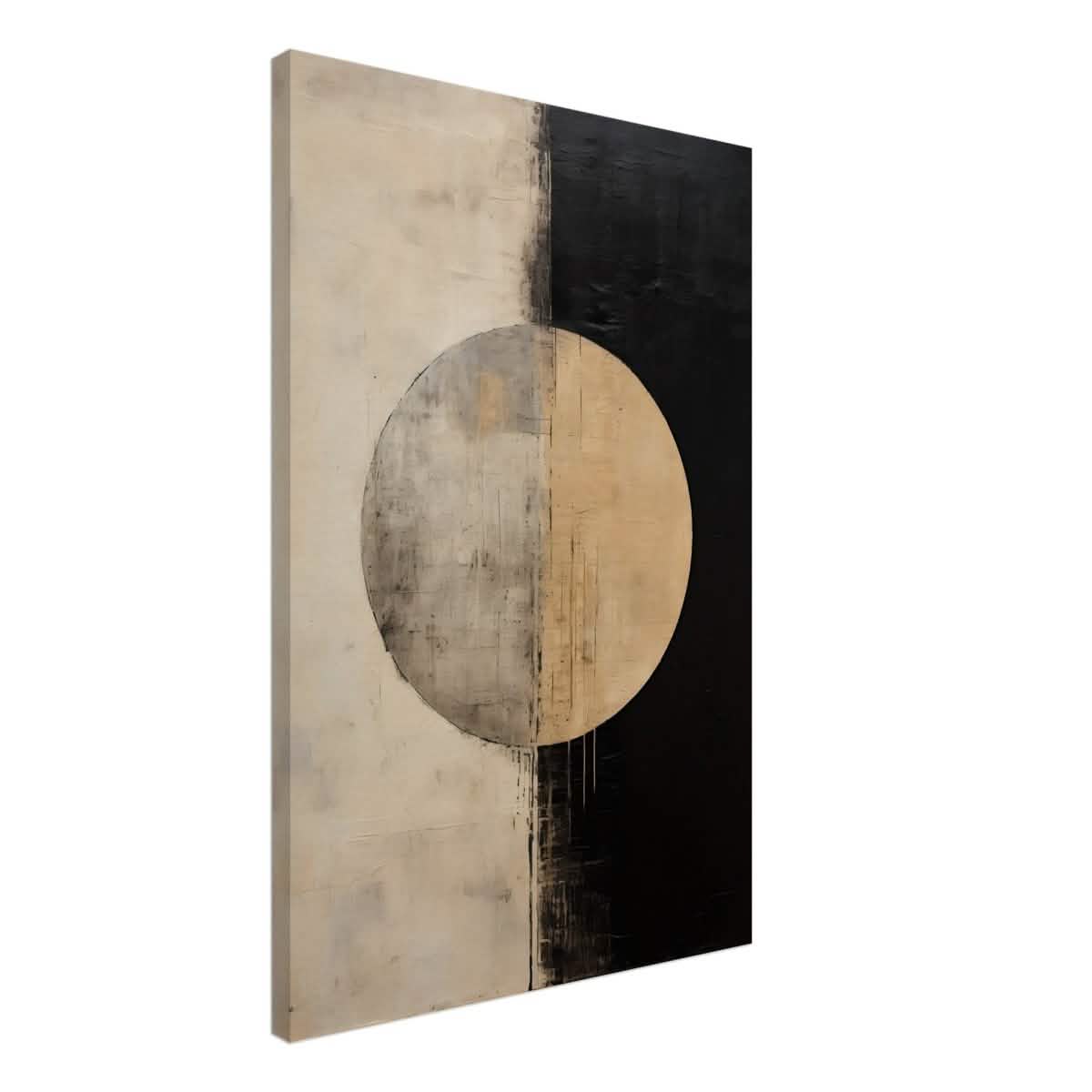 Da Vinci Abstract Art Wall art print | Abstract | Half Moon - Canvas - 50x75 cm / 20x30″ -