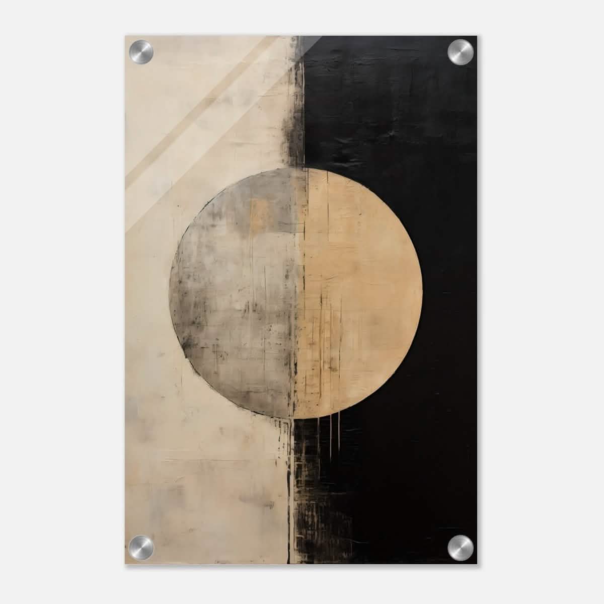 Da Vinci Abstract Art Wall art print | Abstract | Half Moon - Acrylic Print - 30x45 cm / 12x18″ -