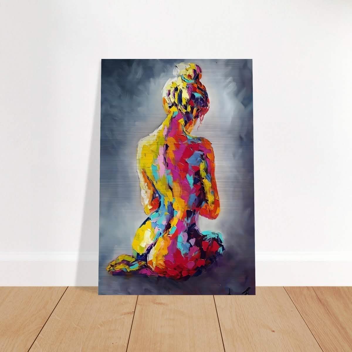 Da Vinci Abstract Art Wall art print | Abstract | Modern art - Brushed Aluminum Print - 30x45 cm / 12x18″ -