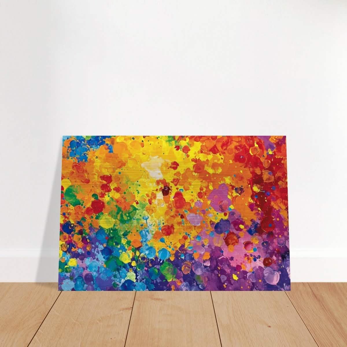 Da Vinci Abstract Art Wall art print | Abstract | Modern - Brushed Aluminum Print - 30x45 cm / 12x18″ -