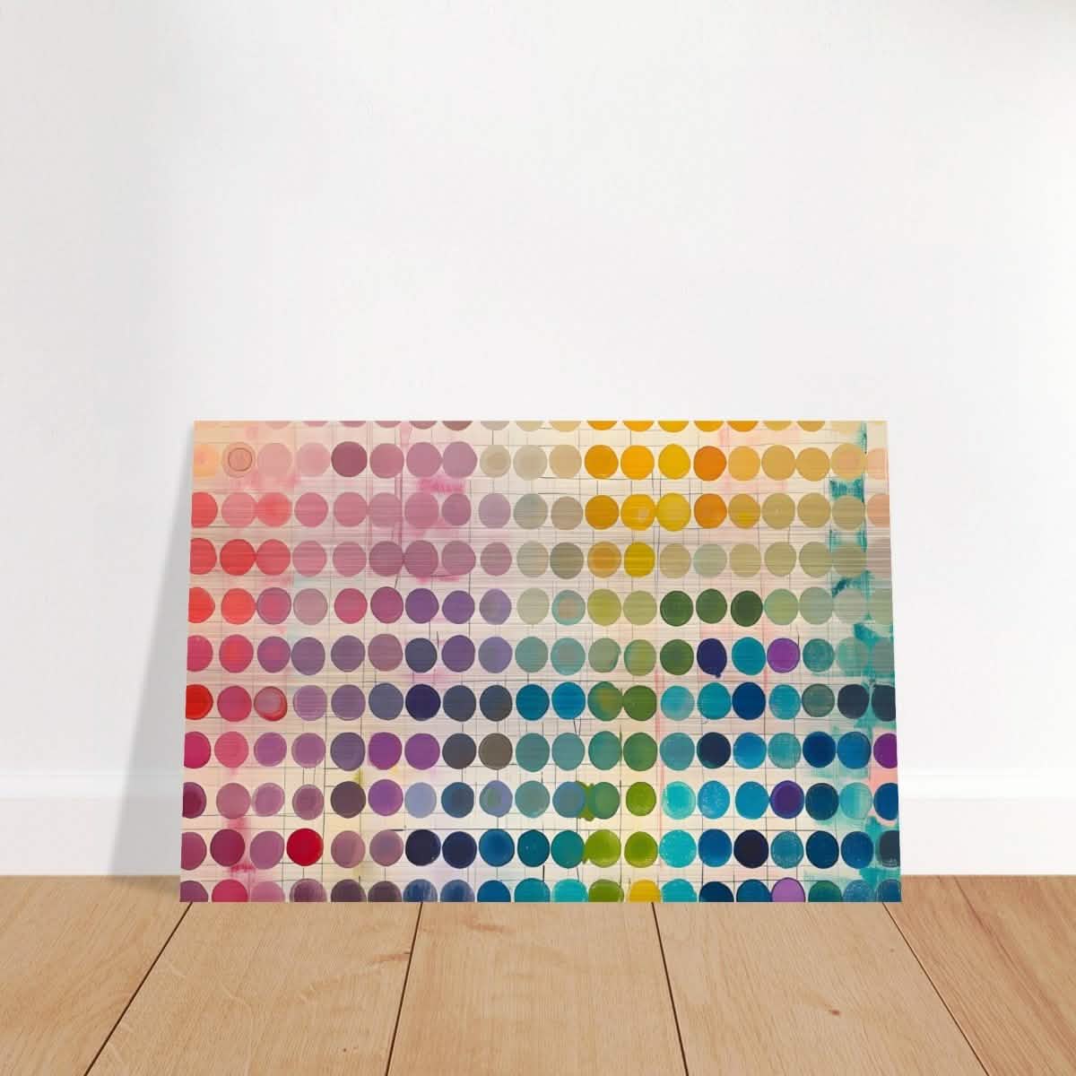 Da Vinci Abstract Art Wall art print | Abstract - Brushed Aluminum Print - 30x45 cm / 12x18″ -