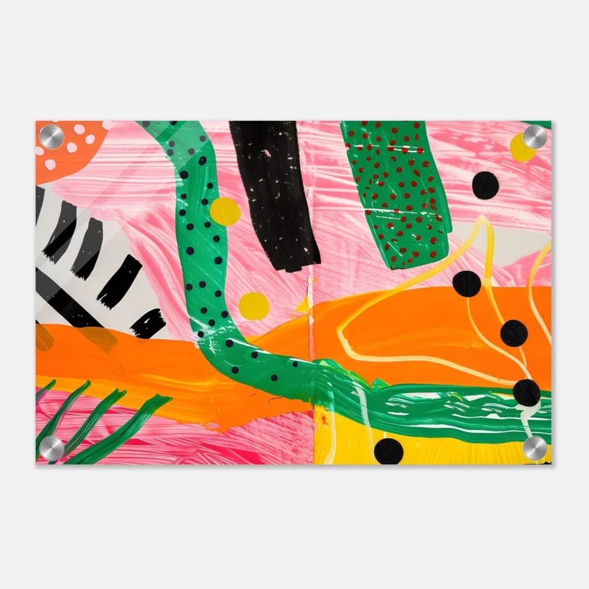 Da Vinci Abstract Art Wall art print | Abstract - Acrylic Print - 30x45 cm / 12x18″ -