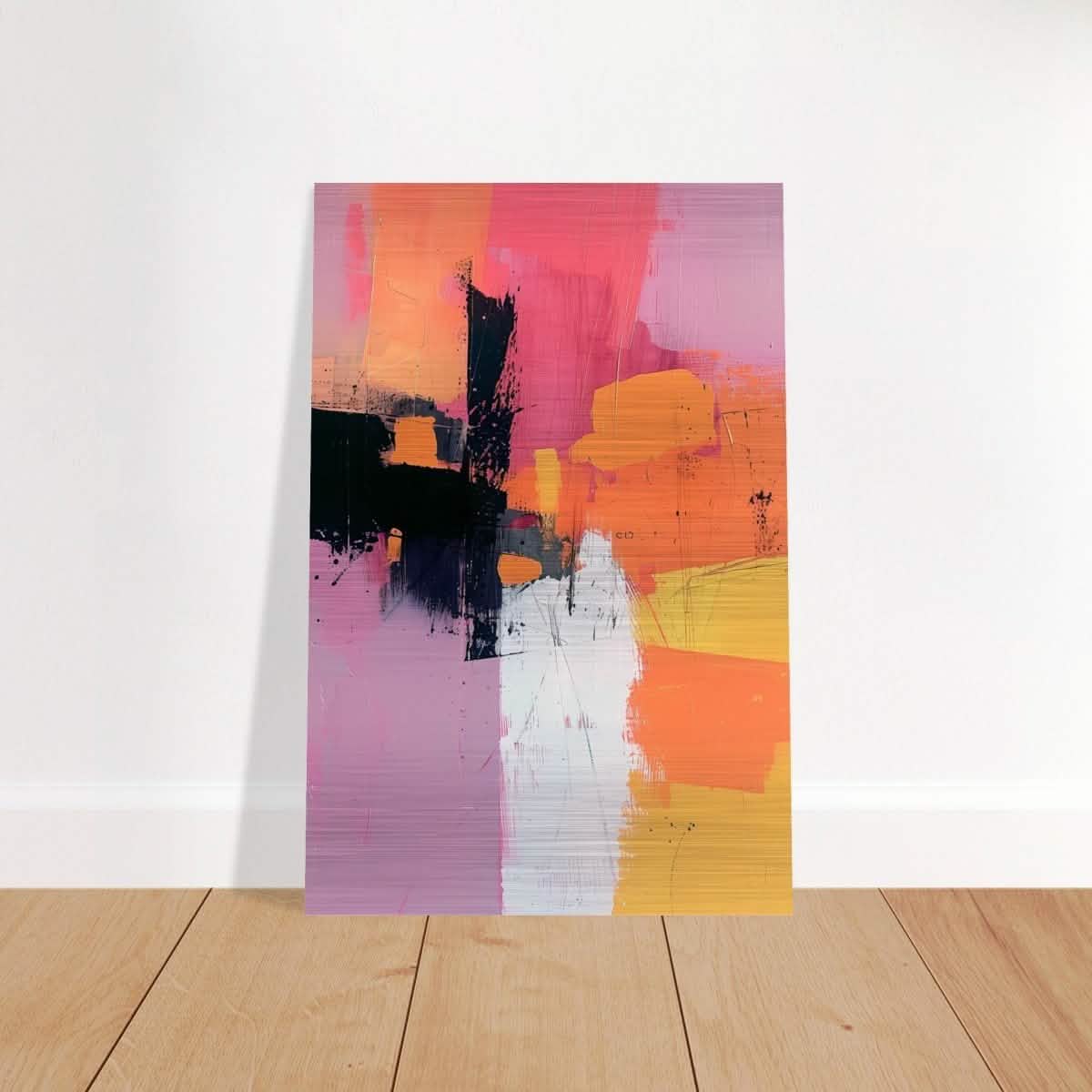 Da Vinci Abstract Art Wall art print | Abstract - Brushed Aluminum Print - 30x45 cm / 12x18″ -