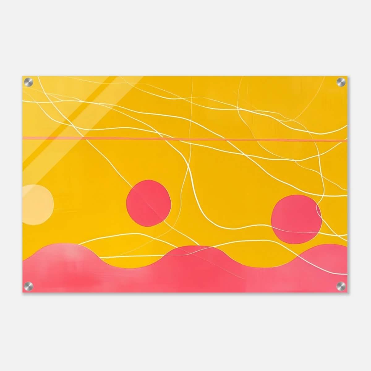 Da Vinci Abstract Art Wall art print | Abstract - Acrylic Print - 30x45 cm / 12x18″ -