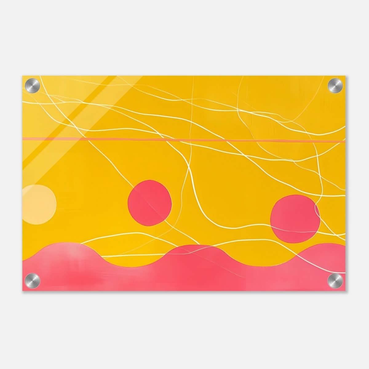 Da Vinci Abstract Art Wall art print | Abstract - Acrylic Print - 30x45 cm / 12x18″ -