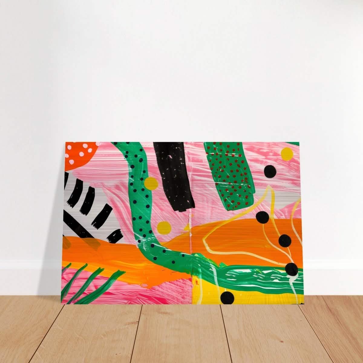 Da Vinci Abstract Art Wall art print | Abstract - Brushed Aluminum Print - 30x45 cm / 12x18″ -