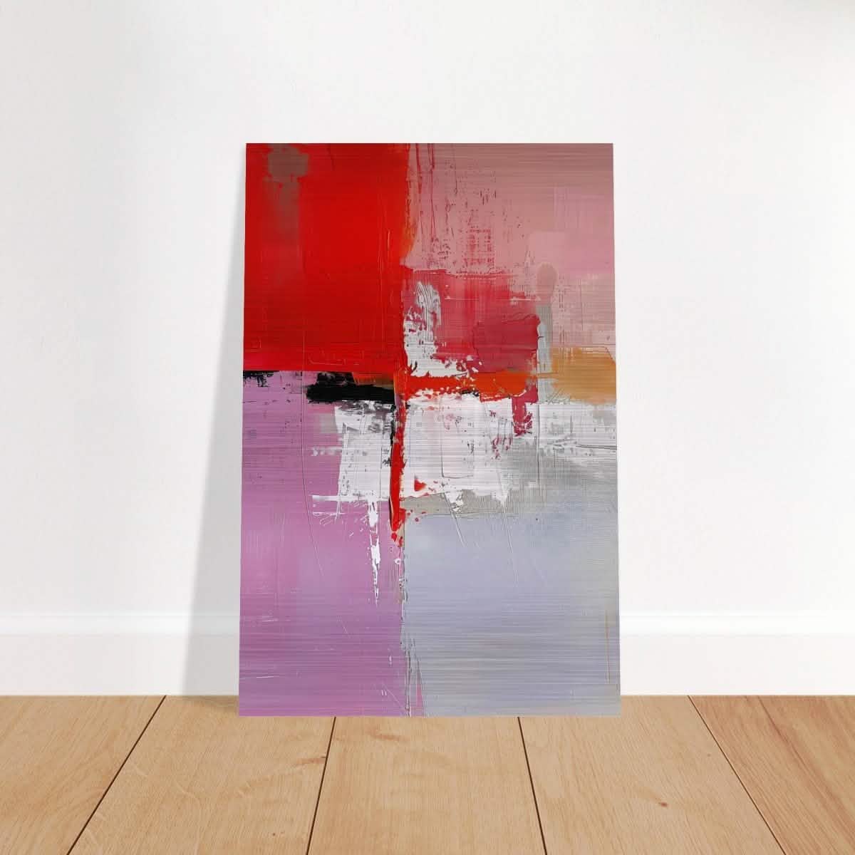 Da Vinci Abstract Art Wall art print | Abstract - Brushed Aluminum Print - 30x45 cm / 12x18″ -