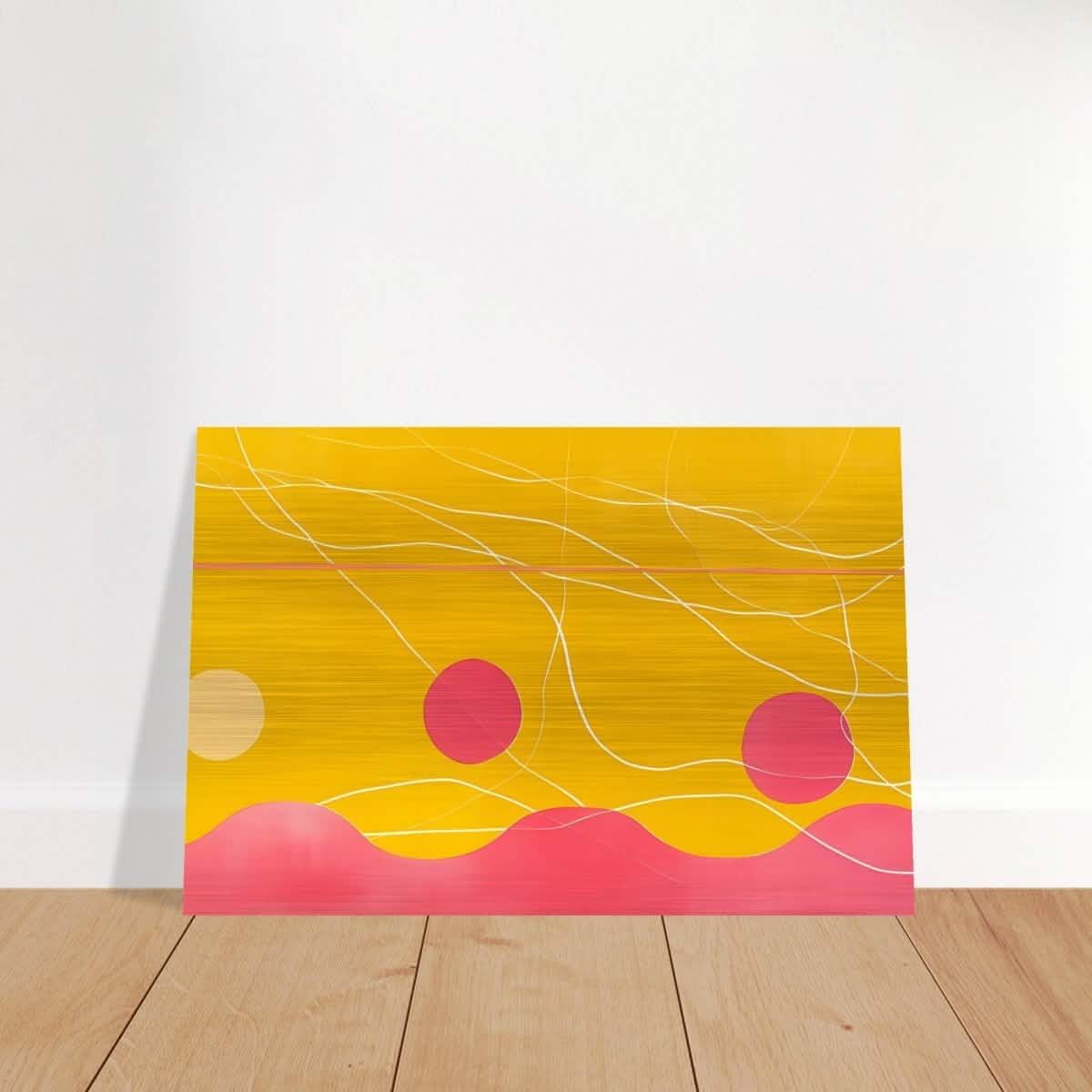 Da Vinci Abstract Art Wall art print | Abstract - Brushed Aluminum Print - 30x45 cm / 12x18″ -