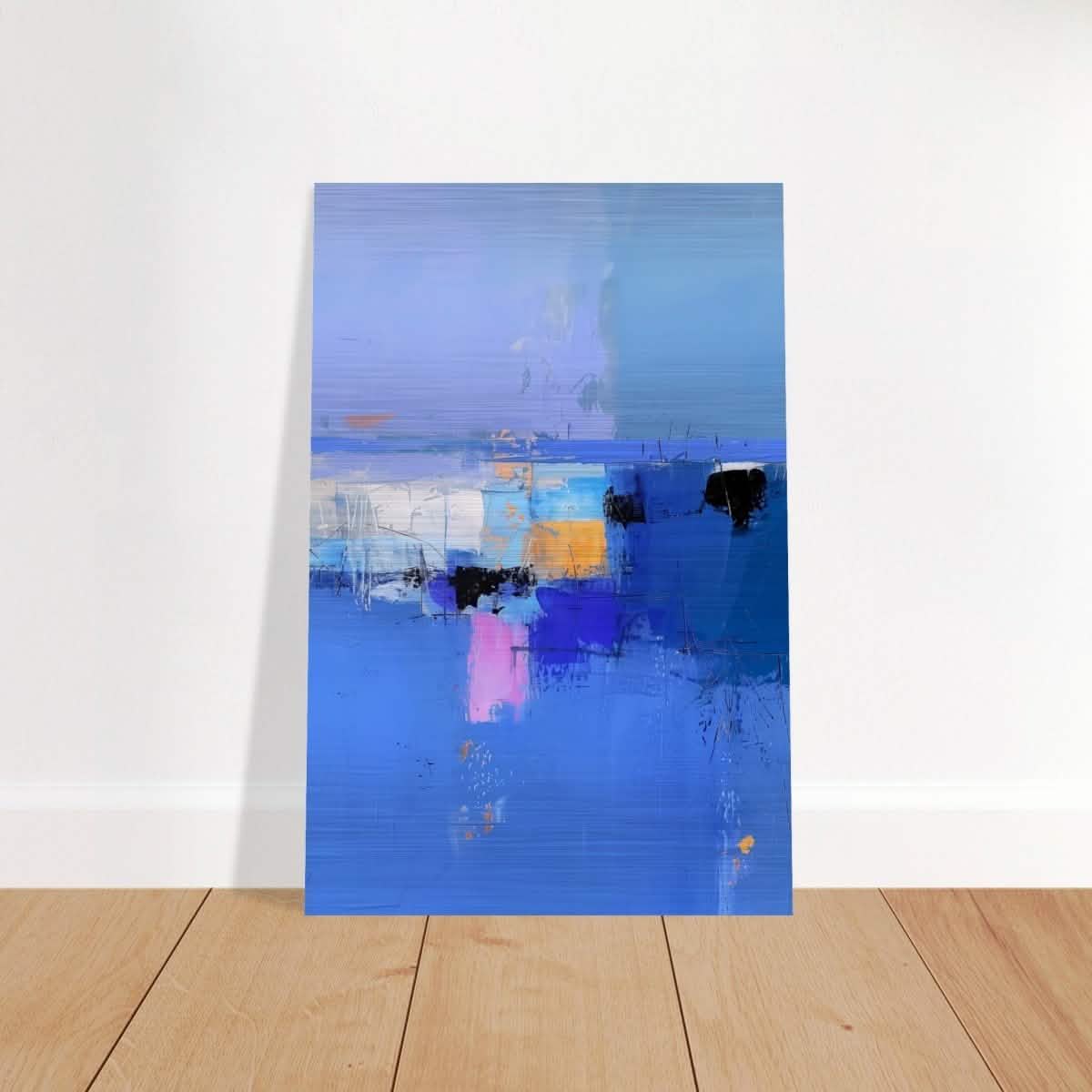 Da Vinci Abstract Art Wall art print | Abstract - Brushed Aluminum Print - 30x45 cm / 12x18″ -