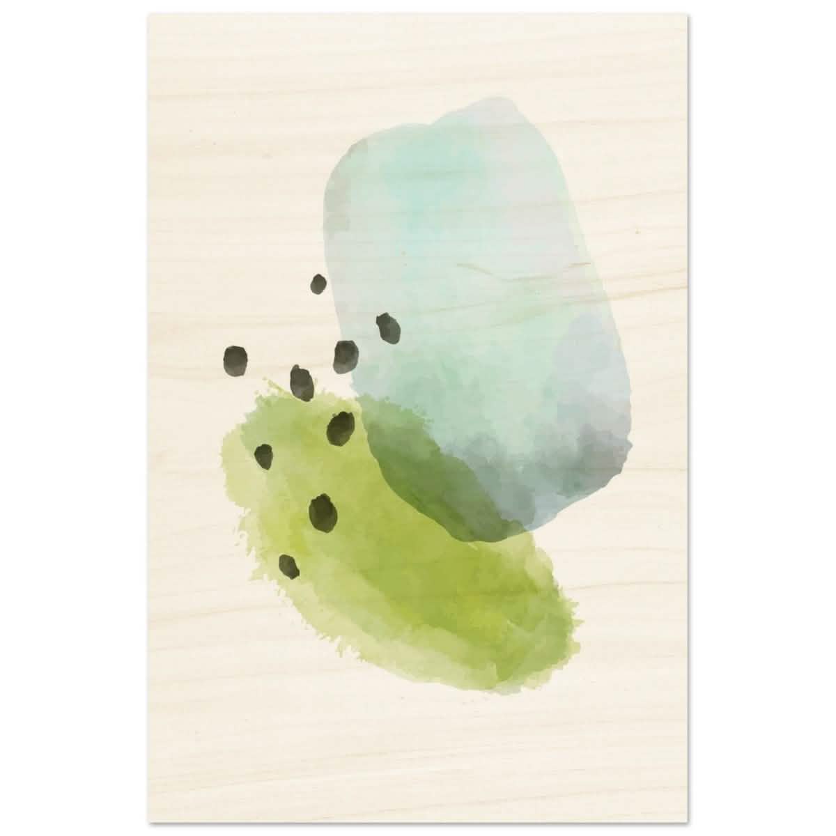 Da Vinci Abstract Art Wall art print - Wood Prints - 60x90 cm / 24x36″ -