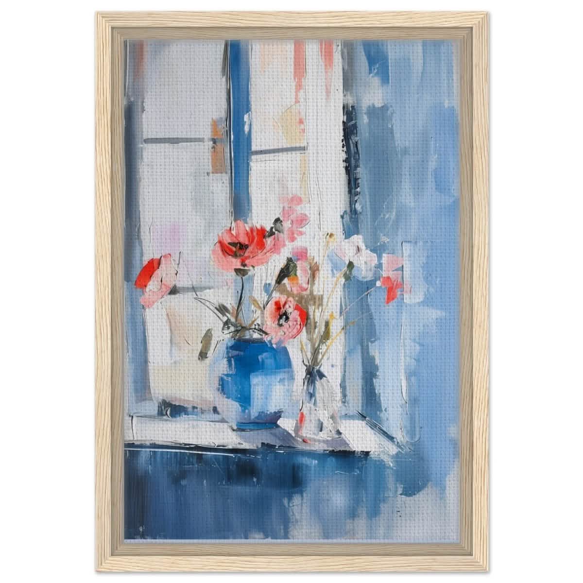 Da Vinci Abstract art wall art print - Framed Canvas - 30x45 cm / 12x18″ - Wood frame