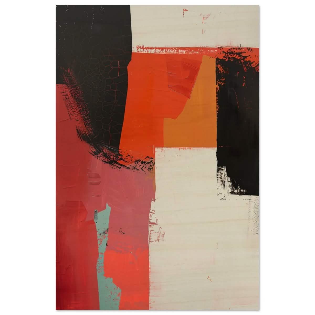 Da Vinci Abstract Art Wall art print - Wood Prints - 40x60 cm / 16x24″ -