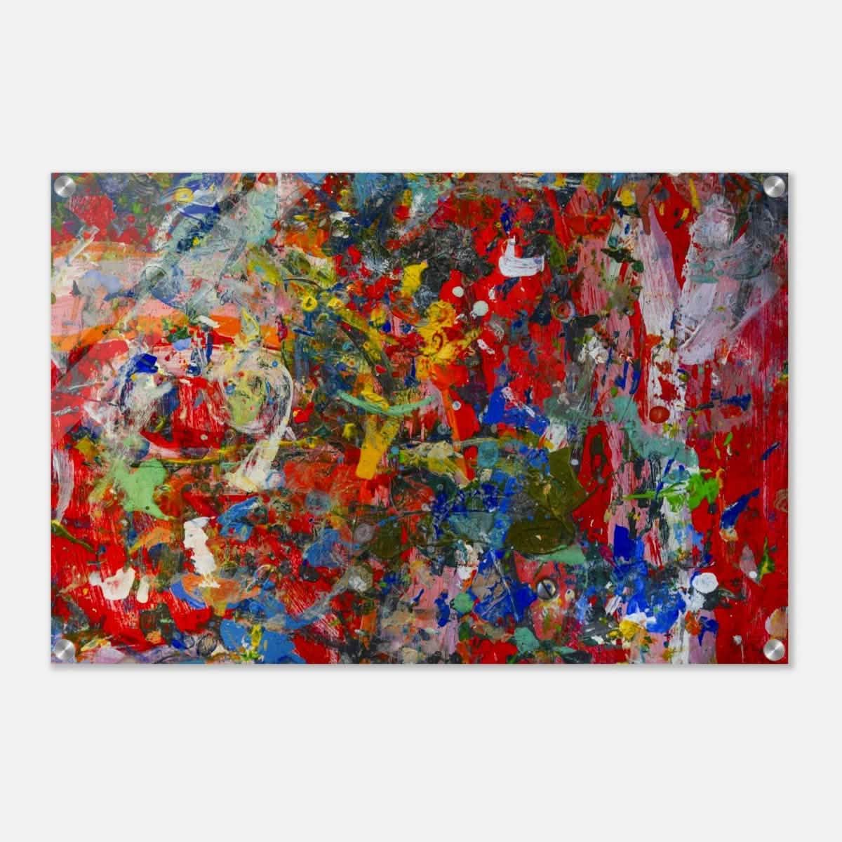 Da Vinci Abstract Art Wall art print - Acrylic Print - 50x75 cm / 20x30″ -