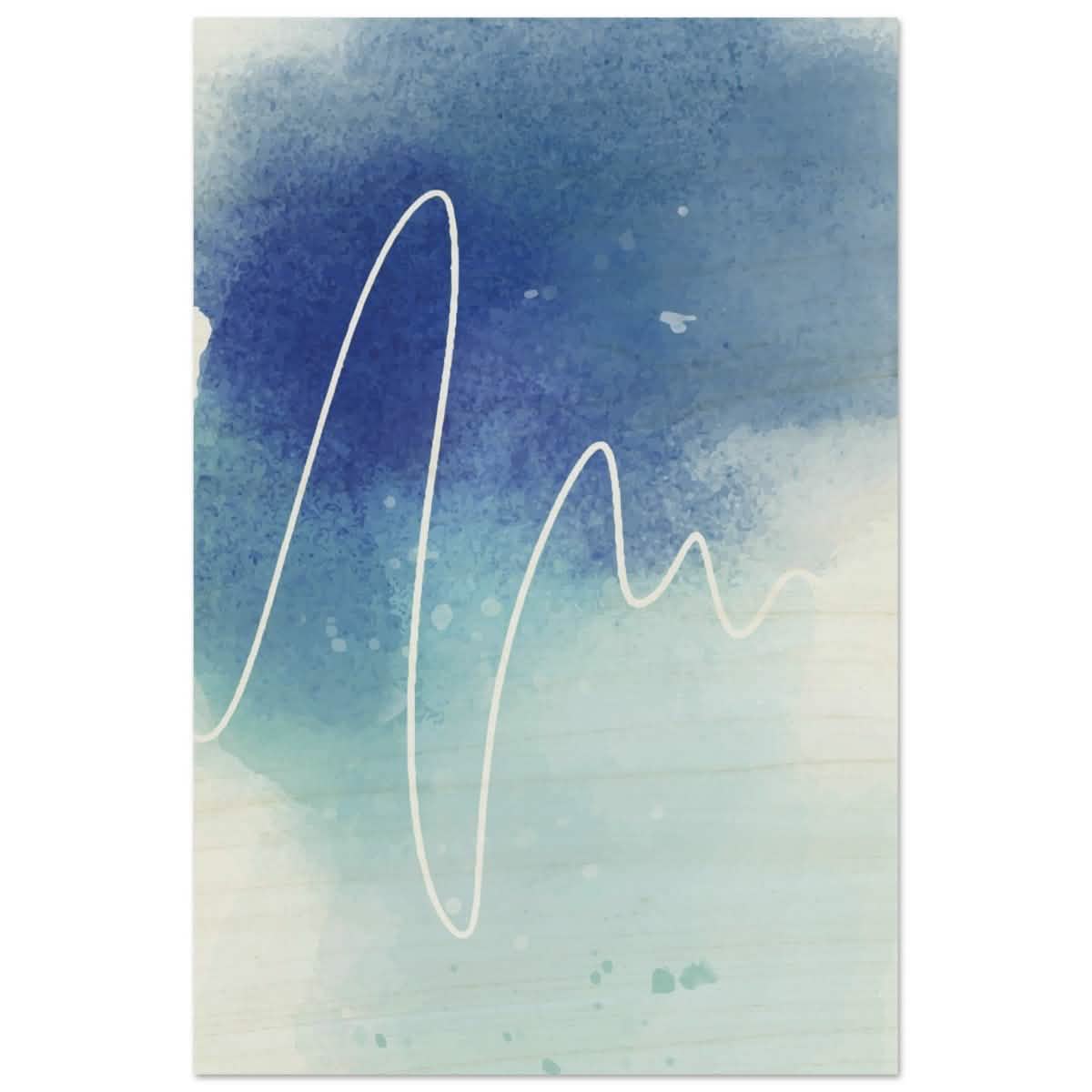 Da Vinci Abstract Art Wall art print - Wood Prints - 60x90 cm / 24x36″ -