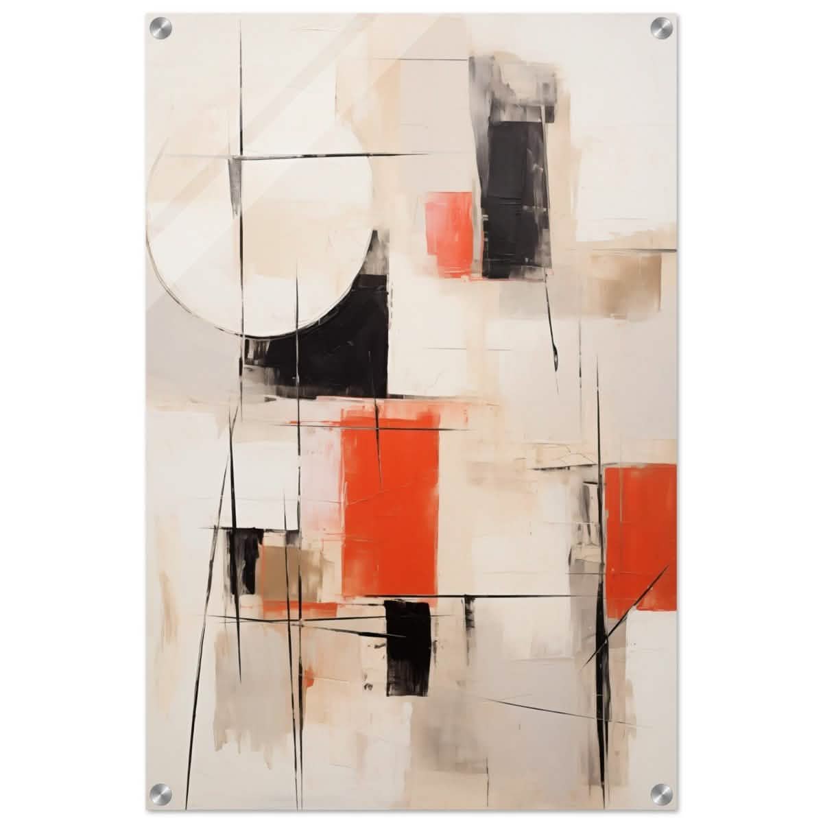 Da Vinci Abstract Art Wall art print - Acrylic Print - 50x75 cm / 20x30″ -