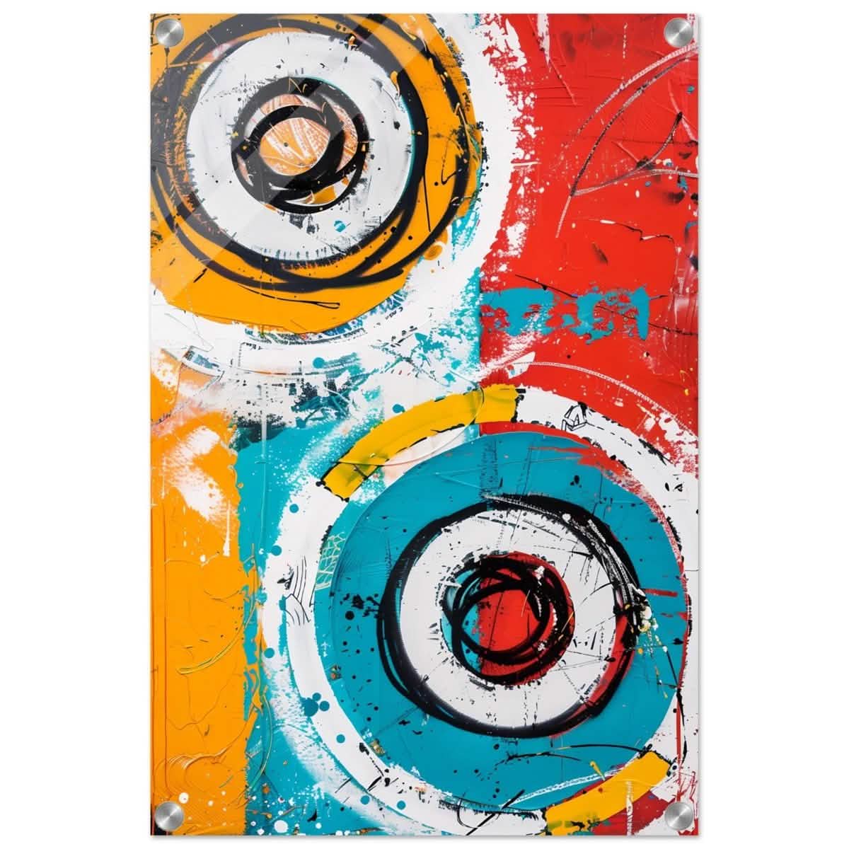 Da Vinci Abstract Art Wall art print - Acrylic Print - 40x60 cm / 16x24″ -