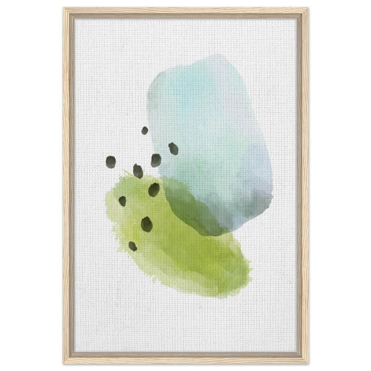 Da Vinci Abstract Art Wall art print - Framed Canvas - 50x75 cm / 20x30″ - Wood frame