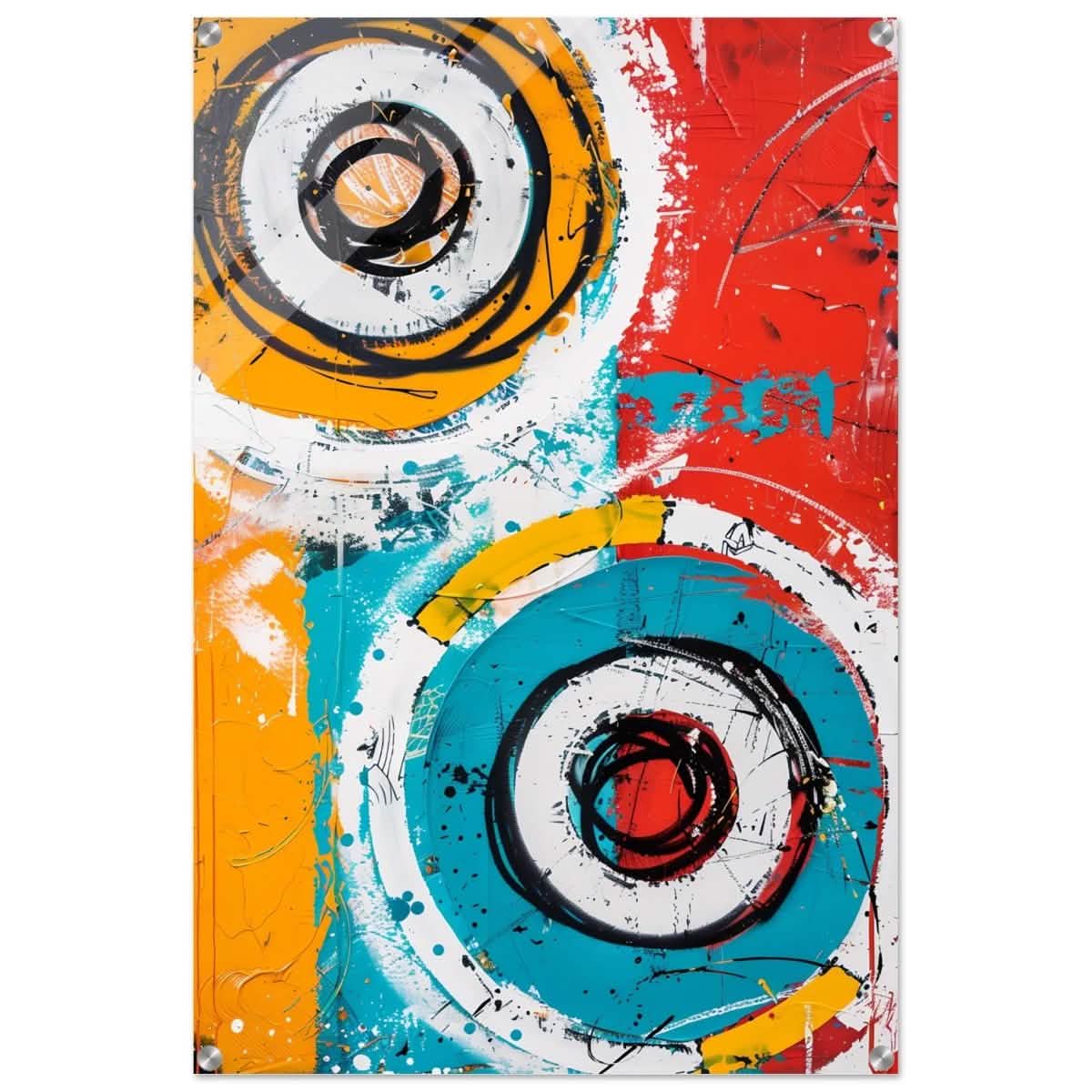 Da Vinci Abstract Art Wall art print - Acrylic Print - 60x90 cm / 24x36″ -