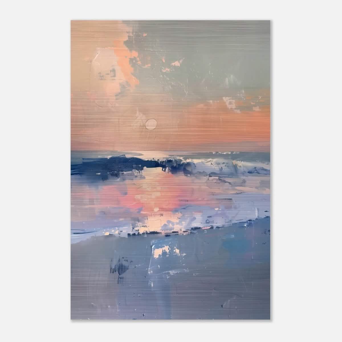 Da Vinci Abstract Art Wall art print - Brushed Aluminum Print - 50x75 cm / 20x30″ -