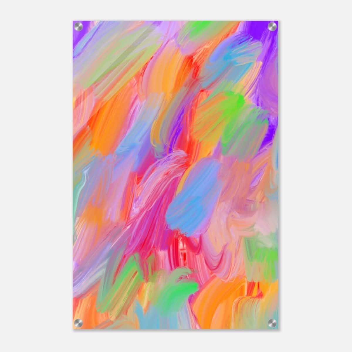 Da Vinci Abstract Art Wall art print - Acrylic Print - 50x75 cm / 20x30″ -