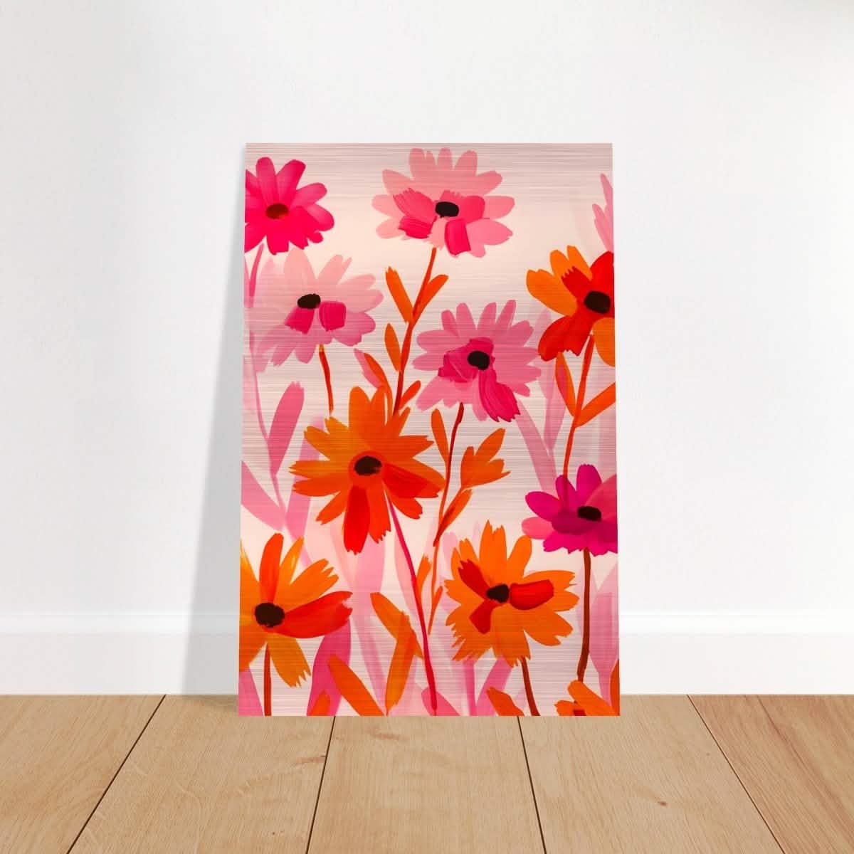 Da Vinci Abstract Art wall art print - Brushed Aluminum Print - 50x75 cm / 20x30″ -