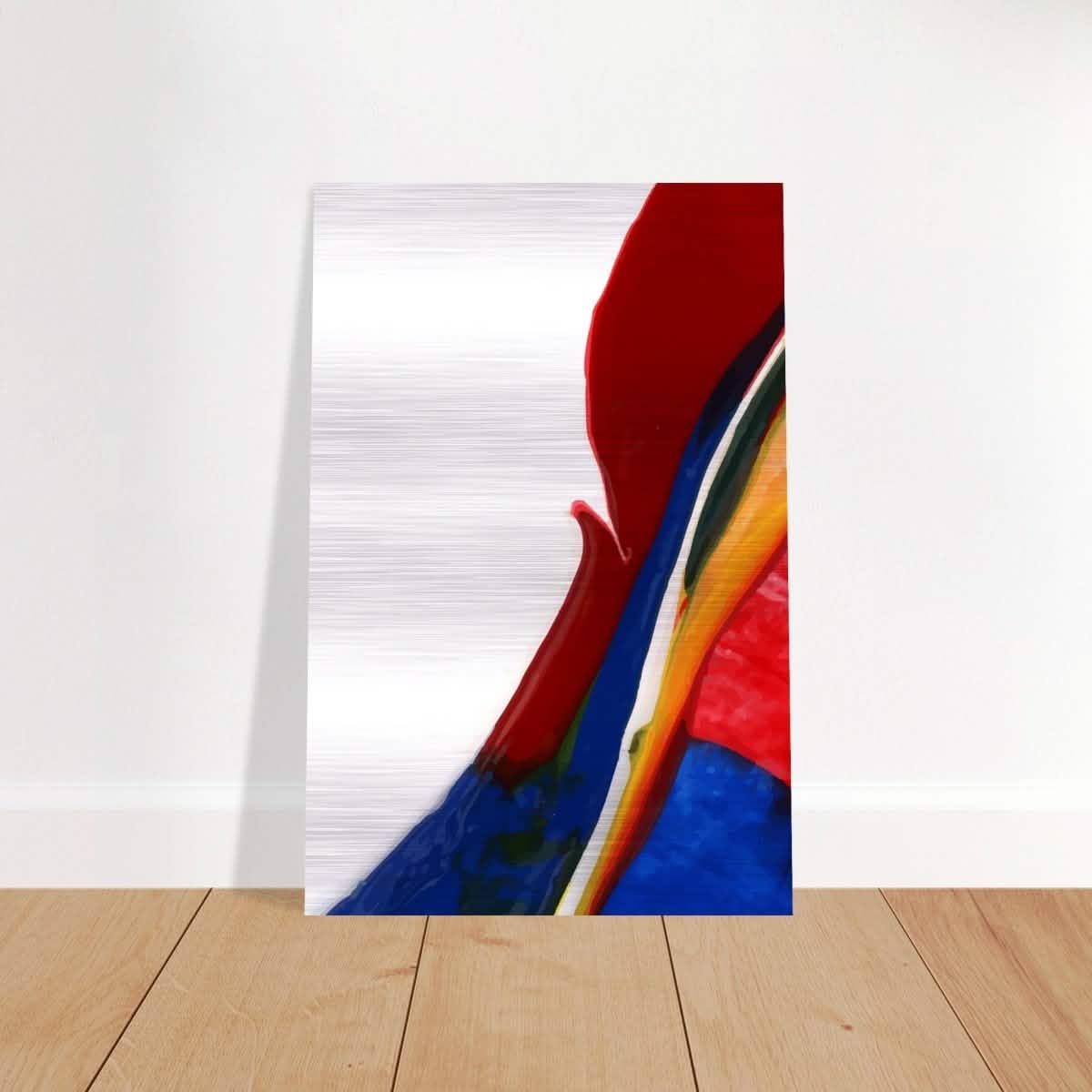 Da Vinci Abstract Art Wall art print - Brushed Aluminum Print - 40x60 cm / 16x24″ -