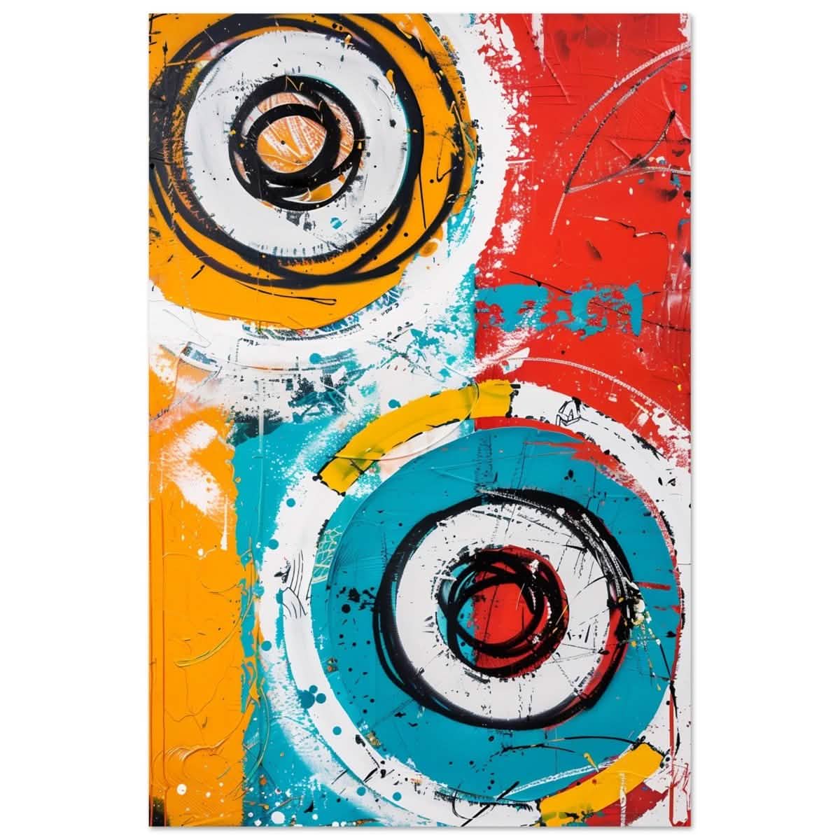 Da Vinci Abstract Art Wall art print - Aluminum Print - 50x75 cm / 20x30″ -