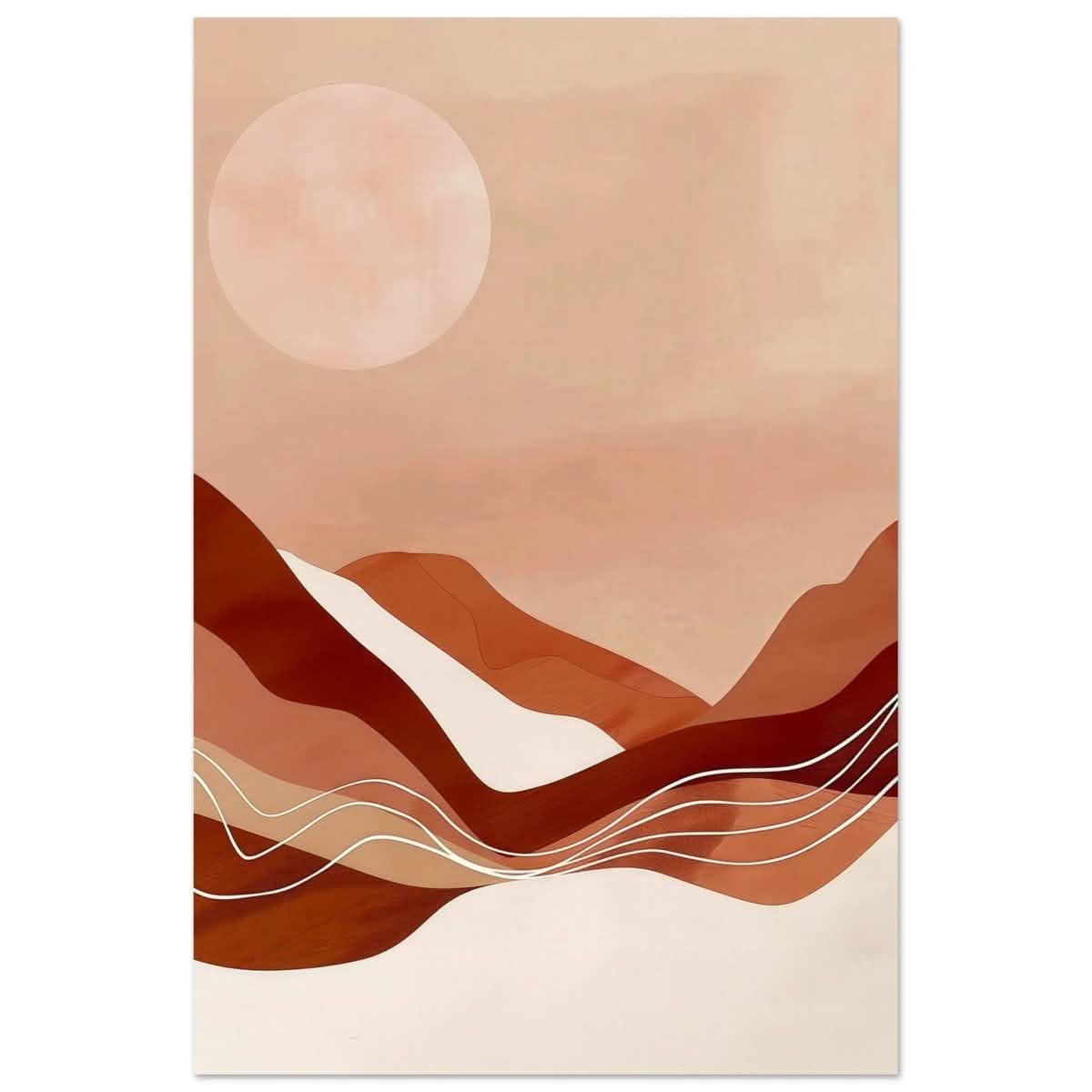 Da Vinci Abstract Art Wall art print - Aluminum Print - 40x60 cm / 16x24″ -