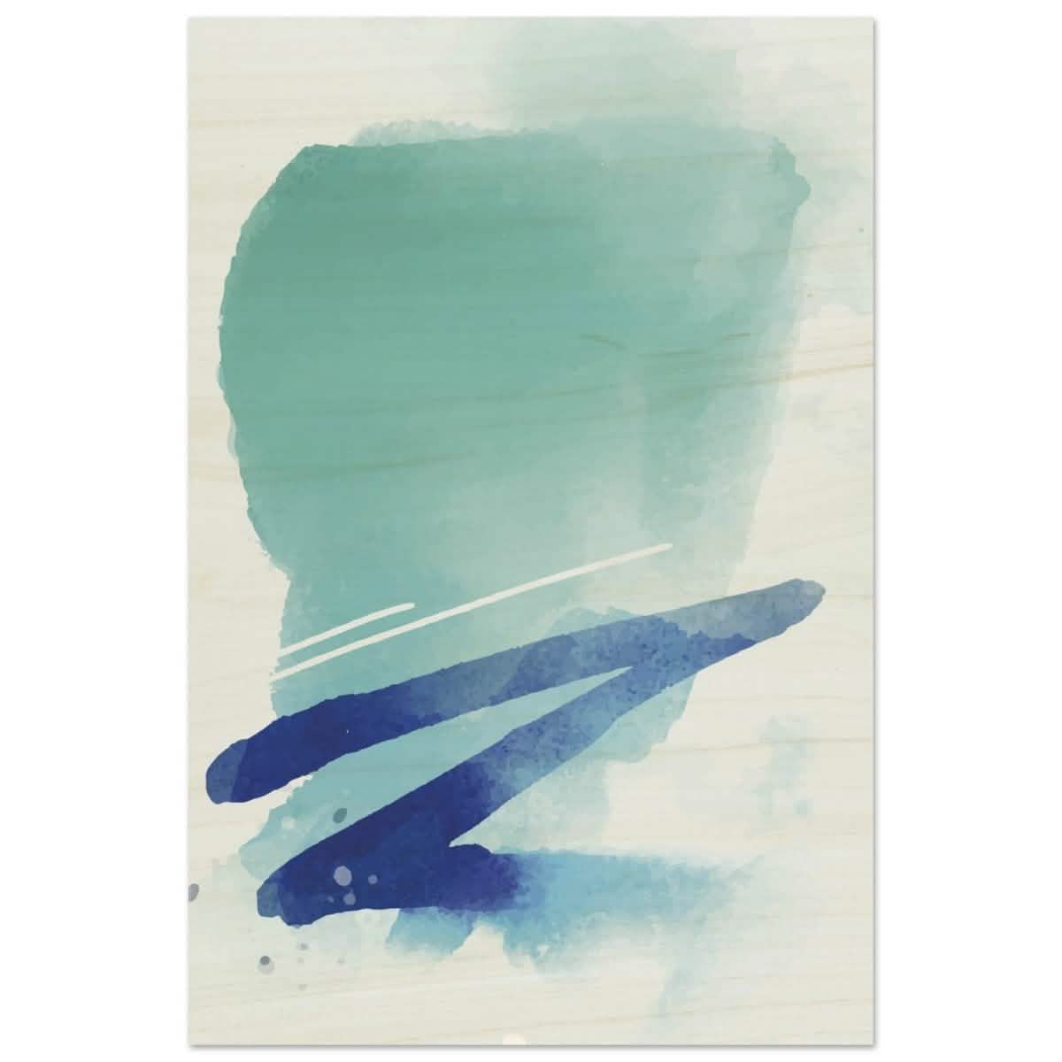 Da Vinci Abstract Art Wall art print - Wood Prints - 30x45 cm / 12x18″ -