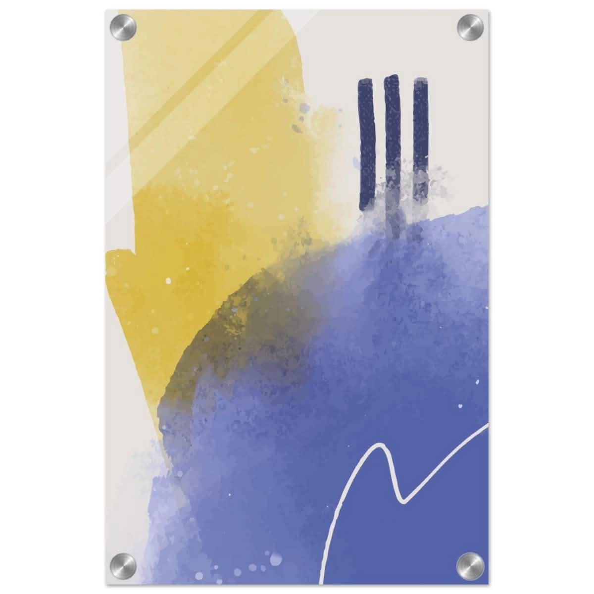 Da Vinci Abstract Art Wall art print - Acrylic Print - 30x45 cm / 12x18″ -