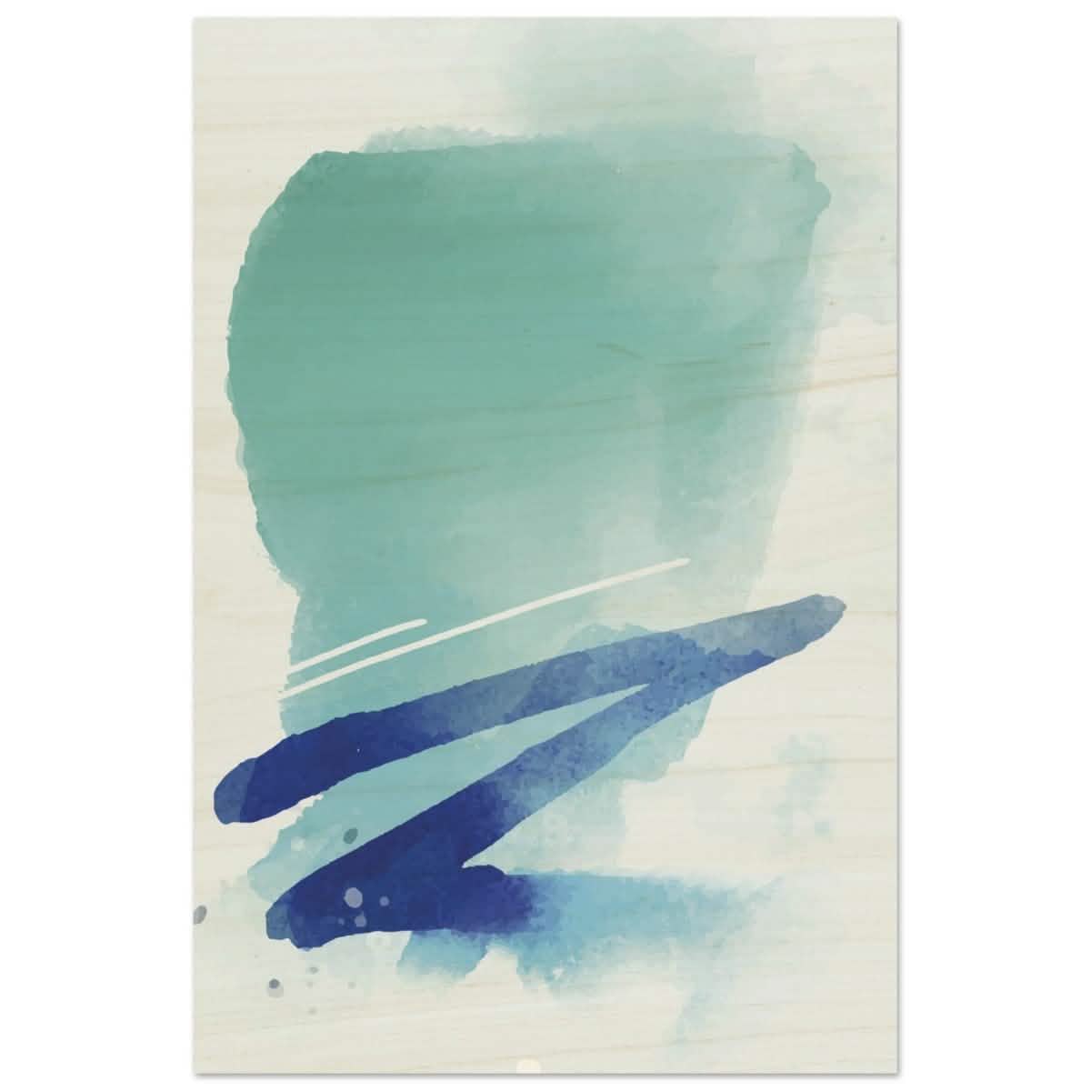 Da Vinci Abstract Art Wall art print - Wood Prints - 60x90 cm / 24x36″ -