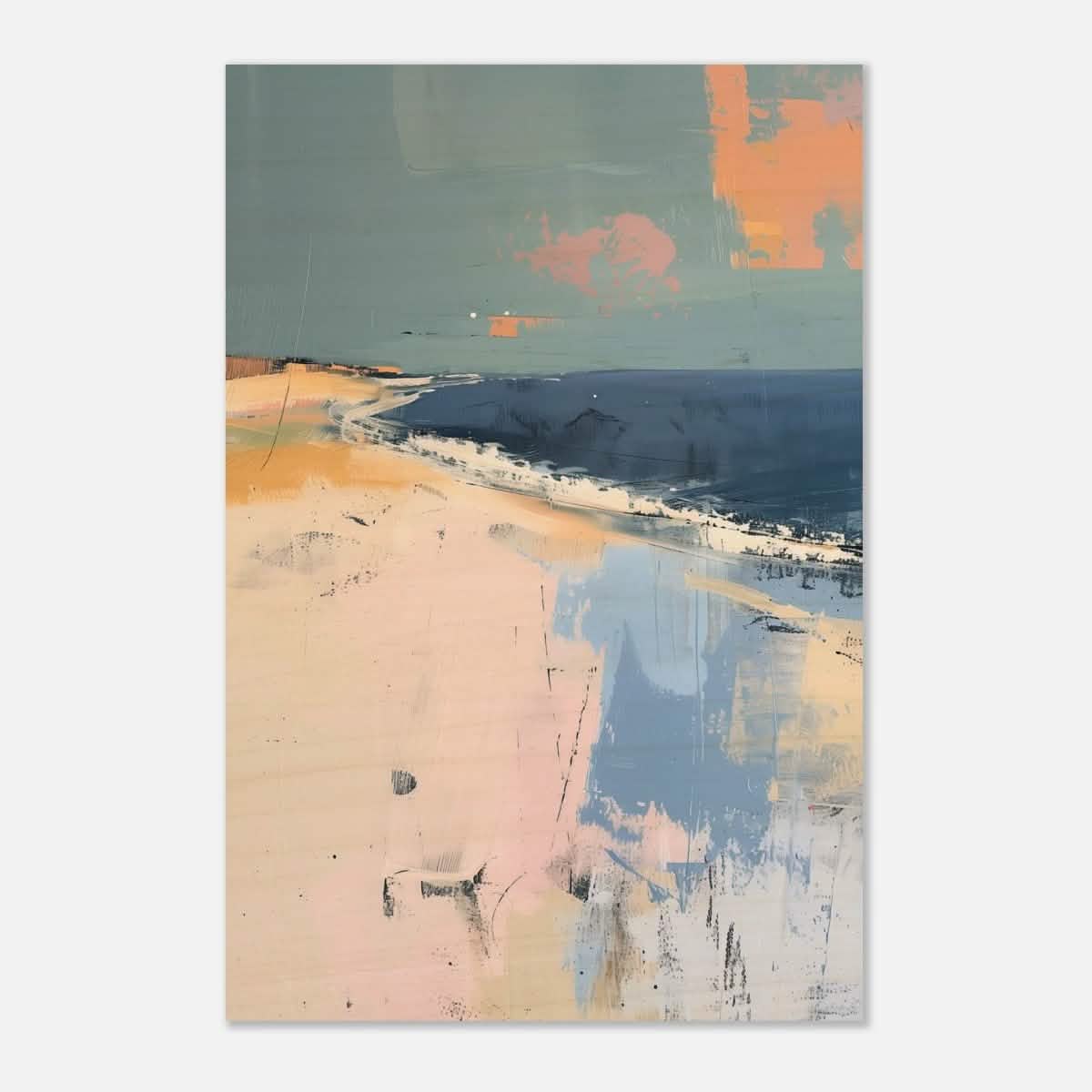 Da Vinci Abstract Art Wall art print - Wood Prints - 30x45 cm / 12x18″ -