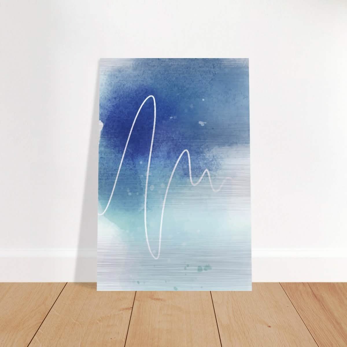 Da Vinci Abstract Art Wall art print - Brushed Aluminum Print - 30x45 cm / 12x18″ -